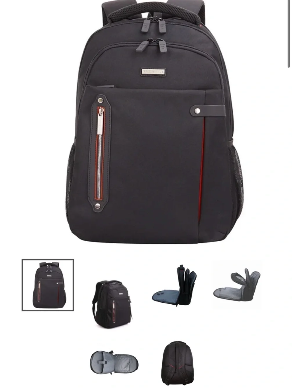 NEW Ecostyle Black Men's Compact Backpack
